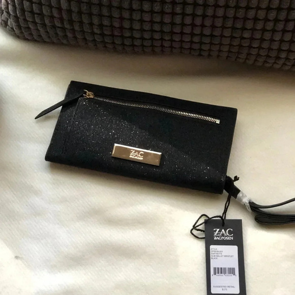 Zac Zac Posen  Glitter Wallet Wristlet - Picture 1 of 3